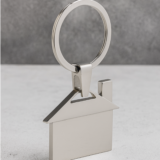 Metal keychain "Home"
