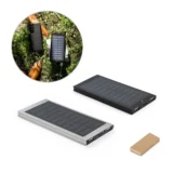 Power bank with solar panel "Purity"