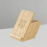 Bamboo organizer with recharging "Expanse"