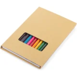 Coloring book with crayons