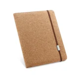 A4 cork folder with a block of plain sheets