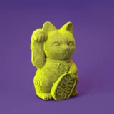 Happy cat - Cardboard 3D puzzle