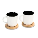 "KERALA" set of 2 ceramic mugs
