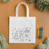 "Julfa Shop" colouring Christmas bag